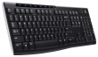 Клавиатура Logitech K270, беспроводная, USB, black, черная, 920-003757