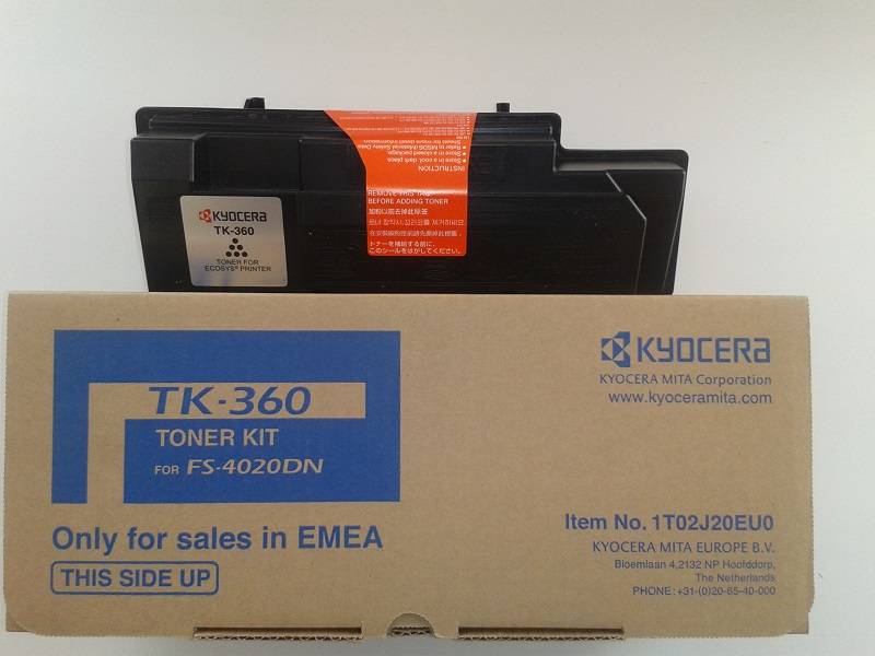 Тонер картридж Kyocera TK-360 для для FS-4020 (20000 стр)