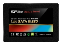 Накопитель SSD Silicon Power 2.5' SATA-III S55 120Gb Slim <SP120GBSS3S55S25> (SiliconPower)
