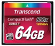 Transcend (Флеш-накопитель Transcend 64GB CF Card (800X, TYPE I)) TS64GCF800