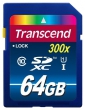Transcend (Флеш-накопитель Transcend 64GB SDXC CARD Class10 UHS-I, 300X) TS64GSDU1