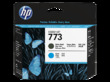 Hewlett Packard (HP 773 Matte Black and Cyan Designjet Printhead) C1Q20A