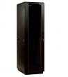 Шкаф телекоммуникационный напольный 47U (600х600) дверь стекло, цвет чёрный (ШТК-М-47.6.6-1ААА-9005) 30144558600