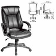 Кресло офисное BRABIX Maestro EX-506 , экокожа, черное, 530877
