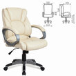 Кресло офисное BRABIX Eldorado EX-504 , экокожа, бежевое, 531167