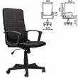 Кресло офисное BRABIX Focus EX-518 , ткань, черное, 531575
