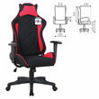Кресло компьютерное BRABIX GT Racer GM-101 , подушка, ткань, черное/красное, 531820