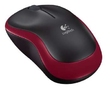 Logitech (Mouse Logitech Wireless M185 Red) 910-002240