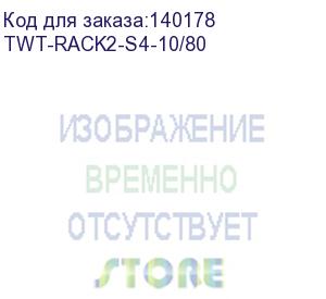 купить полка twt (twt-rack2-s4-10/80) для двухрамных стоек глубина 1000 мм. 4 точки. до 80 кг. серая (lanmaster)