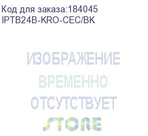 купить патч-панель utp, 19 , 24 порта rj45, cat.5е, 0,5u, dual type, netko скс, f iptb24b-kro-cec/bk