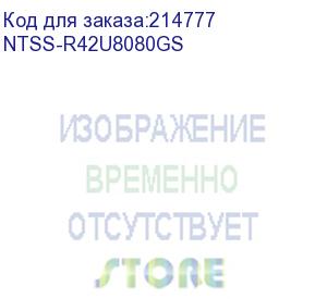 купить 19 напольный шкаф премиум 42u 800х800 мм, передняя дверь стекло, регулируемые опоры, ral 7035 (ntss-r42u8080gs)