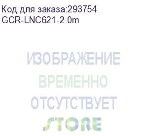 купить greenconnect патч-корд prof плоский прямой 2.0m, utp медь кат.6, синий, позолоченные контакты, 30 awg, gcr-lnc621-2.0m ethernet high speed 10 гбит/с, rj45, t568b