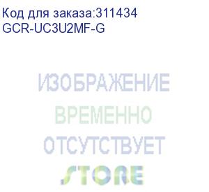 купить greenconnect переходник usb type c на micro usb 2.0, m/f, greenconnect, золотистый, gcr-uc3u2mf-g