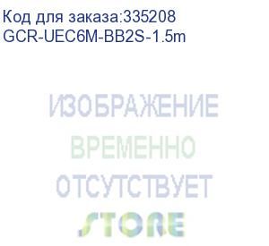 купить greenconnect удлинитель 1.5m usb 2.0, am/af, черный, 28/28 awg, экран, армированный, морозостойкий, gcr-uec6m-bb2s-1.5m