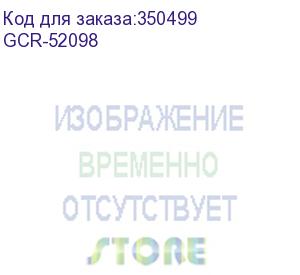 купить gcr патч-корд prof плоский прямой 10.0m, utp медь кат.6, желтый+черный, 30 awg, ethernet high speed 10 гбит/с, rj45, t568b, gcr-52098 (greenconnect)