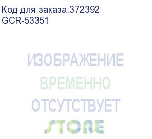 купить gcr телефонный шнур удлинитель для аппарата 0.25m 6p4c (джек 6p4c - jack 6p4c) черный, gcr-53351 (greenconnect)