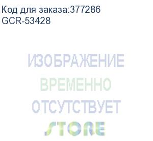 купить gcr кабель 10.0m аудио stereo jack 6,35mm/jack 6,35mm черный, al case черный, желтая окантовка, m/m, gcr-53428 (greenconnect)