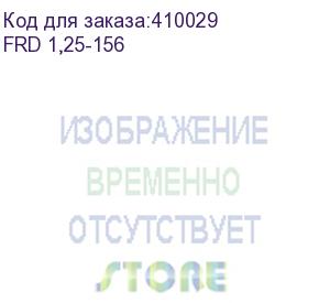 купить разъем гнездовой, полностью изол, d=4мм, 0,5-1,5мм2, красный, 100шт., netko optima (frd 1,25-156)