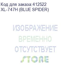 купить мышь a4tech oscar editor xl-747h, игровая, лазерная, проводная, usb, рисунок и голубой (xl-747h (blue spider)) xl-747h (blue spider)