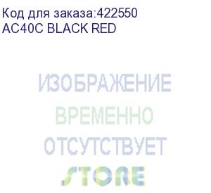 купить кресло игровое aerocool aс40c air, на колесиках, полиуретан, черный/красный/красный (aс40c  black red) (aerocool) aс40c  black red
