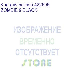 купить кресло игровое zombie 9, на колесиках, текстиль/эко.кожа, черный/серый (zombie 9 black) zombie 9 black