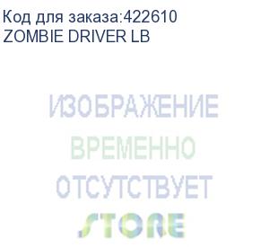 купить кресло игровое zombie driver, на колесиках, эко.кожа, черный/голубой/голубой (zombie driver lb) zombie driver lb