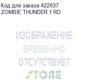купить кресло игровое zombie thunder 1, на колесиках, текстиль/эко.кожа, красный (zombie thunder 1 rd) zombie thunder 1 rd