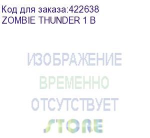 купить кресло игровое zombie thunder 1, на колесиках, текстиль/эко.кожа, черный (zombie thunder 1 b) zombie thunder 1 b