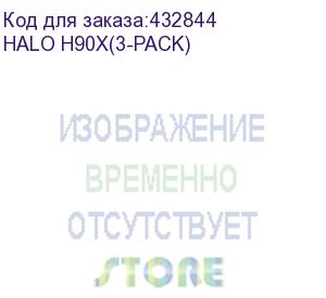 купить бесшовный mesh роутер mercusys halo h90x(3-pack) ax6000 10/100/1000base-tx компл.:устройство/крепления/адаптер белый (упак.:3шт) (halo h90x(3-pack)) mercusys