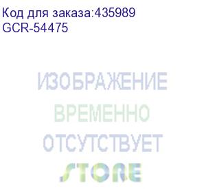 купить gcr кабель 0.5m microusb, прозрачный, черные коннекторы, быстрая зарядка, 28/24 awg, gcr-54475 (greenconnect)