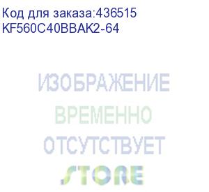 купить 64gb kingston ddr5 6000 dimm fury beast rgb xmp gaming memory kf560c40bbak2-64 non-ecc, , cl40, 1.35v, (kit of 2) 2rx8 40-40-40 288-pin 16gbit, rtl