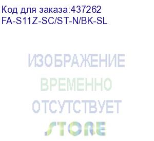 купить hyperline fa-s11z-sc/st-n/bk-sl оптический проходной адаптер sc/upc-st/upc, sm/mm, simplex, корпус металл, черные колпачки (hyperline)