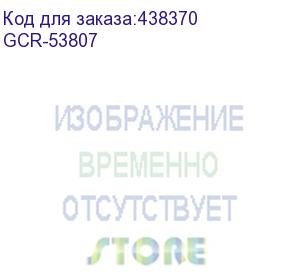 купить gcr удлинитель активный 15.0m usb 2.0 am/af, gold, черно-прозрачный, с 2-мя усилителями сигнала premium,разъём для доп.питания, 24/22 awg (greenconnect) gcr-53807