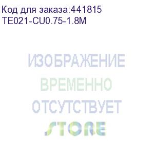 купить кабель компьютер - розетка 220v eu (прямой) vde 3gx0,75mm2, 1,8m, медь, telecom te021-cu0.75-1.8 (vcom) te021-cu0.75-1.8m