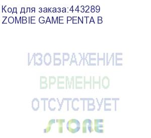 купить кресло игровое zombie game penta, на колесиках, эко.кожа, черный (zombie game penta b) zombie game penta b