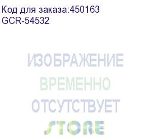 купить gcr кабель 0.25m type c-c power delivery 18 w, бело-розовый, al case белый, белый пвх, gcr-54532 (greenconnect)