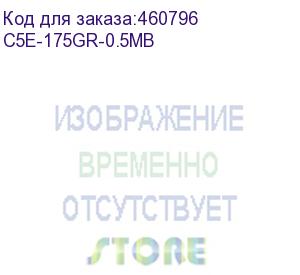 купить коммутационный шнур rj45-rj45 u/utp cat.5e, lshf, 0,5 метра, зеленый (c5e-175gr-0.5mb) aesp