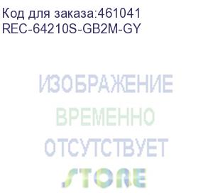 купить шкаф напольный мтк 19', 42u, 2054x600x1000 мм, разборный, со стекл. и мет. дверьми, серый (rec-64210s-gb2m-gy) aesp