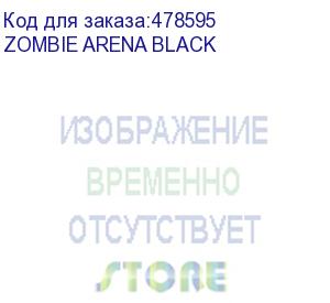 купить кресло игровое zombie arena, на колесиках, эко.кожа/ткань, черный (zombie arena black) zombie arena black
