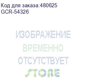 купить gcr кабель питания удлинитель 0.5m, с13 - с14, черный, 3*0,75mm, gcr-54326 (greenconnect)