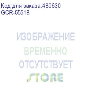 купить gcr кабель 0.5m hdmi-dvi, 19m / 25m dual link, черный, 30 awg, двойной экран, gcr-55518 (greenconnect)