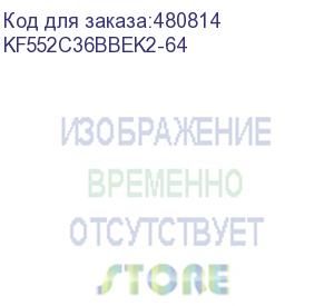 купить оперативная память kingston fury beast black expo kf552c36bbek2-64 ddr5 - 2x 32гб 5200мгц, dimm, black, ret (kingston)