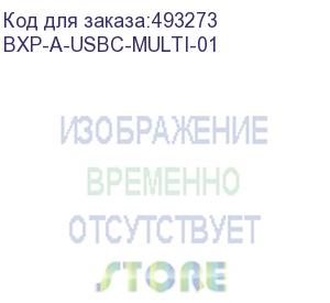 купить bion мульти переходник usb type-c - 2*usb type-c/2*usb-a 3.0/hdmi/sd/tf/rj-45 100мб/с, 100w, длина кабеля 20см (bxp-a-usbc-multi-01)