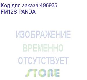 купить мышь a4tech fstyler fm12s panda, оптическая, проводная, usb, белый и черный fm12s panda