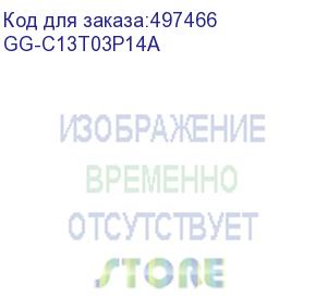 купить чернила g&amp;g gg-c13t03p14a 110bk, для epson, 140мл, черный пигментный