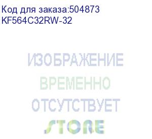 купить оперативная память kingston fury renegade kf564c32rw-32 ddr5 - 1x 32гб 6400мгц, dimm, white, ret (kingston)