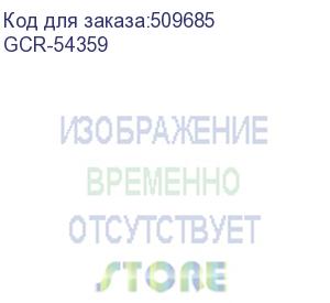 купить gcr кабель питания prof удлинитель белый, 1.0m, с13 - с14, 3*1,0mm (greenconnect) gcr-54359