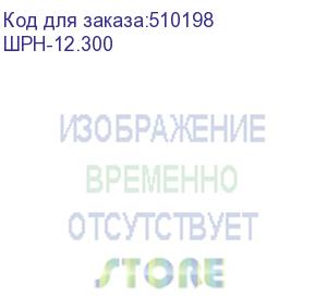 купить шкаф коммутационный цмо (шрн-12.300) настенный 12u 600x300мм пер.дв.стекл задн.дв.вентил. несъемн.бок.пан. направл.под закл.гайки 100кг серый 260мм 14кг 180град. 612мм ip20 сталь