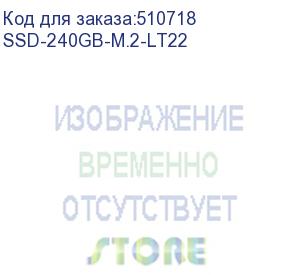 купить cbr ssd-240gb-m.2-lt22, внутренний ssd-накопитель, серия lite , 240 gb, m.2 2280, pcie 3.0 x4, nvme 1.3, sm2263xt, 3d tlc nand, r/w speed up to 2000/1300 mb/s, tbw (tb) 120