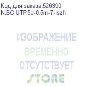 купить патч-корд utp4 cat 5e, 0,5м, вс, lszh, зеленый, литой коннектор netko optima (n.bc.utp.5e-0.5m-7-lszh)